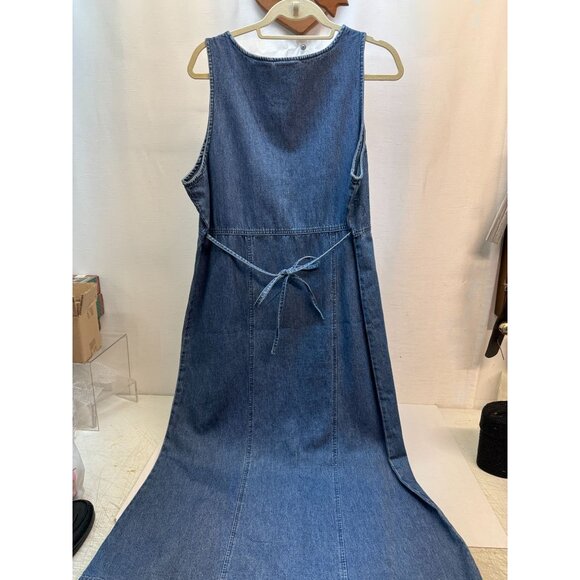 Womans  ERIKA & Co Long Denim Dress/Jumper Medium - Picture 3 of 5